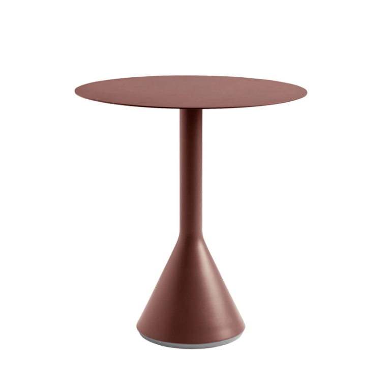 Table extérieur PALISSADE CONE Rouge fer HAY