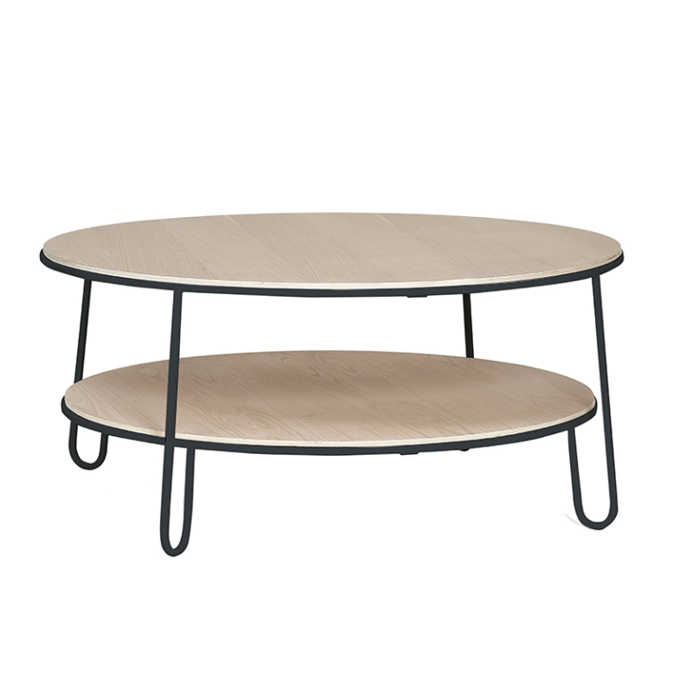 Table basse EUGENIE Ø 90 Gris ardoise HARTO