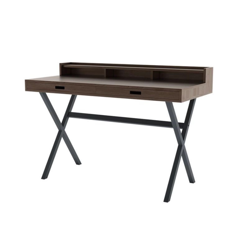 Bureau HYPPOLITE noyer Gris ardoise HARTO