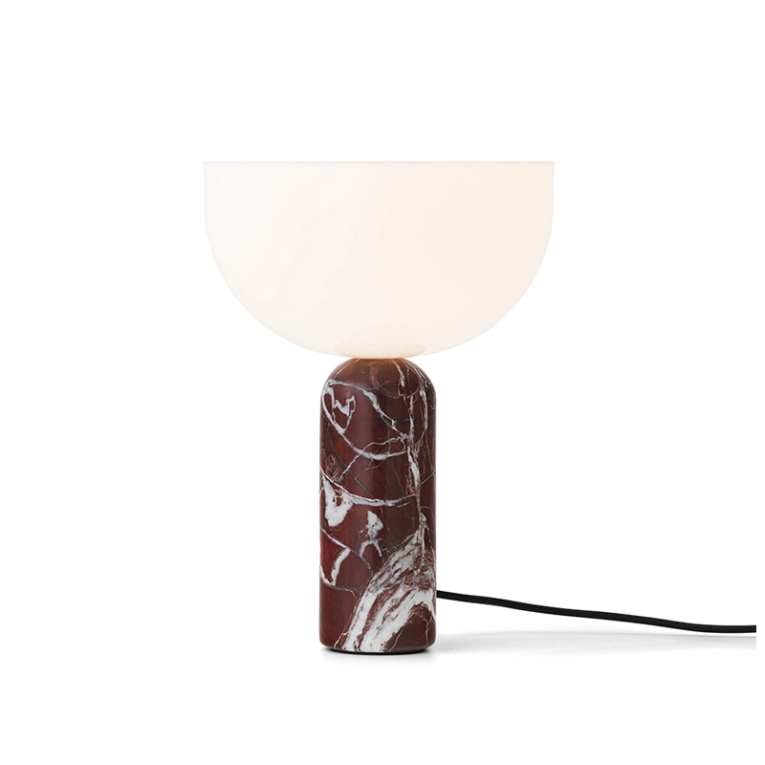 Lampe à poser KIZU Small Marbre Rosso Levanto NEW WORKS