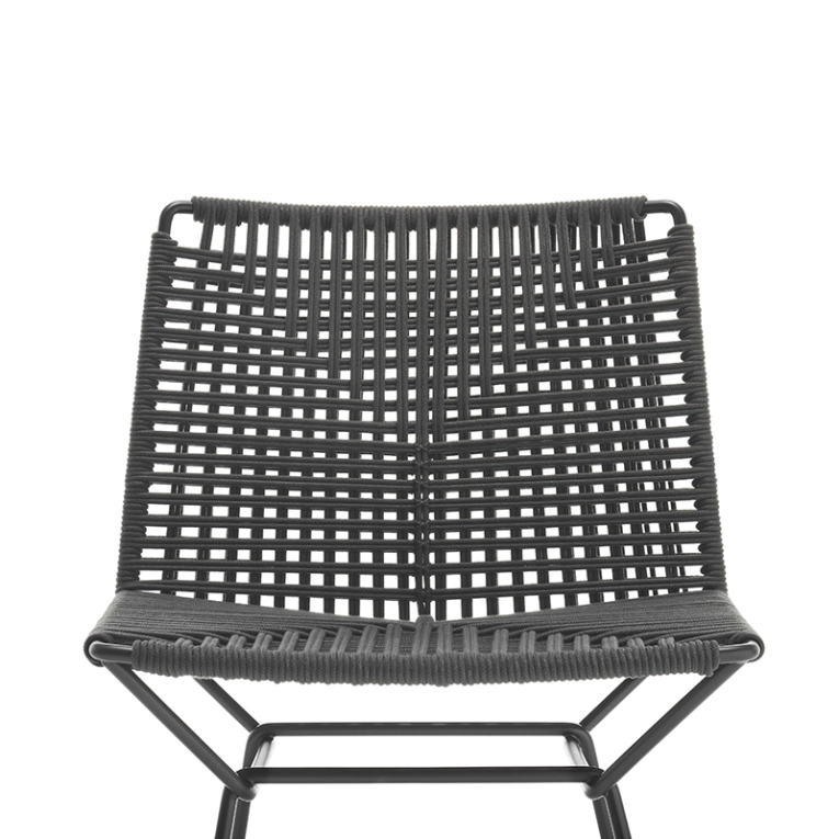 Chaise NEIL TWIST Anthracite MDF