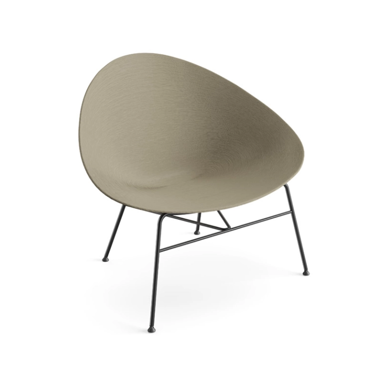 Fauteuil ADELL 4 pieds Vert / anthracite  ARPER