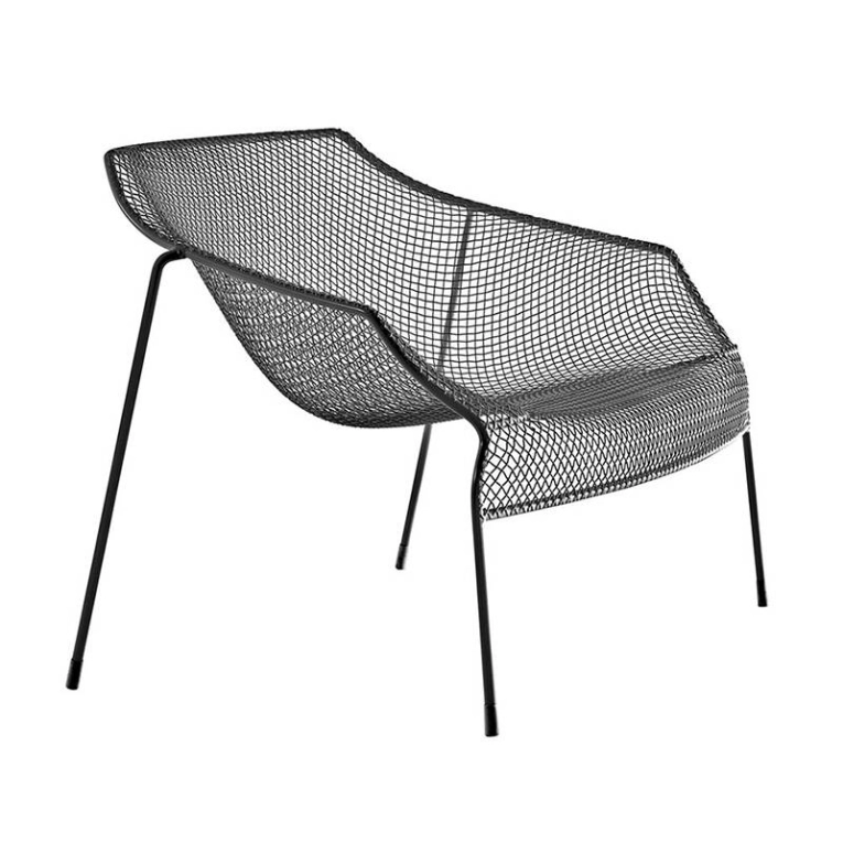 Fauteuil extérieur HEAVEN Noir EMU