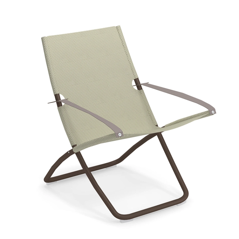 Bain de soleil, chaise longue et hamac SNOOZE Marron d'Inde / Beige EMU