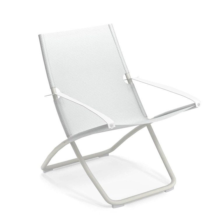 Bain de soleil, chaise longue et hamac SNOOZE Blanc / Blanc EMU