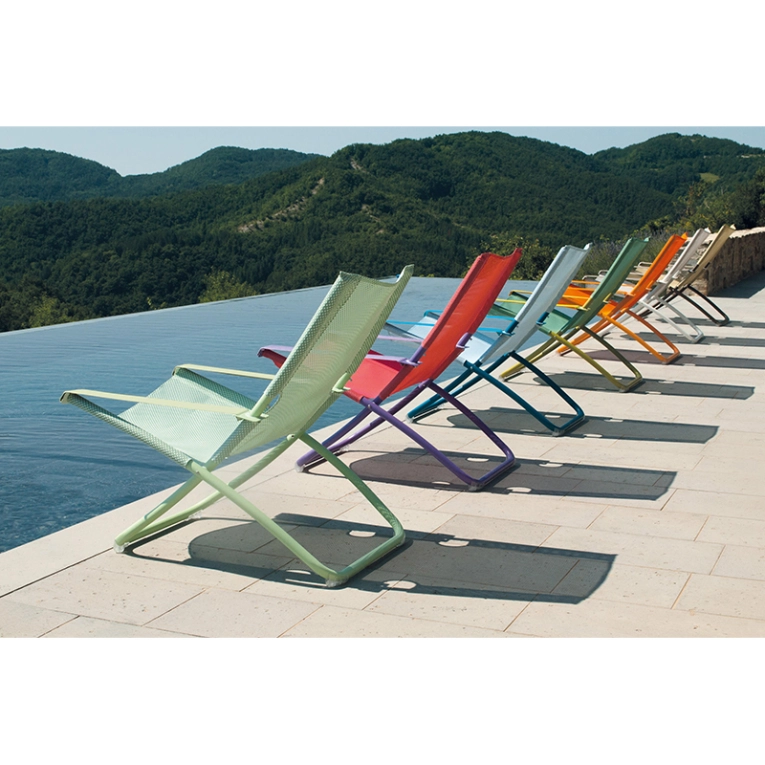 Bain de soleil, chaise longue et hamac SNOOZE Blanc / Glace EMU