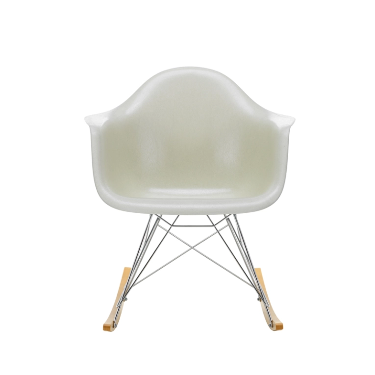 Fauteuil EAMES FIBERGLASS ARMCHAIR RAR Parchemin Eames VITRA