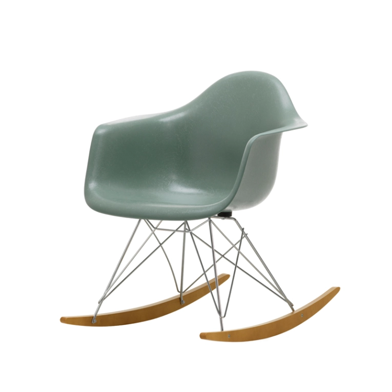 Fauteuil EAMES FIBERGLASS ARMCHAIR RAR Vert mousse Eames VITRA