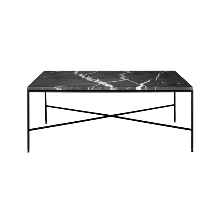 Table basse PLANNER 100x100 Charbon FRITZ HANSEN