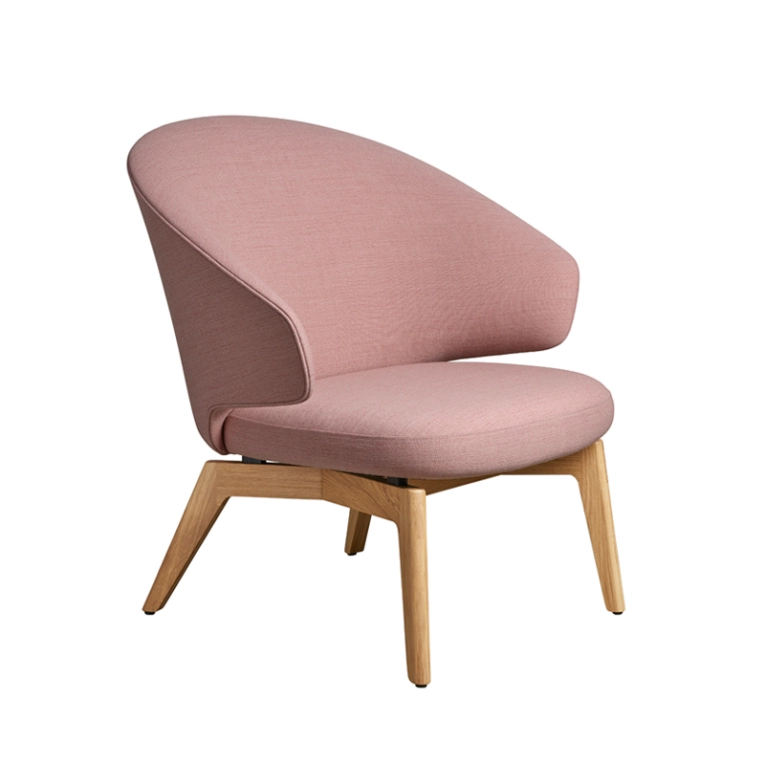 Fauteuil LET pieds bois Christianshavn 1131/ chêne laqué FRITZ HANSEN