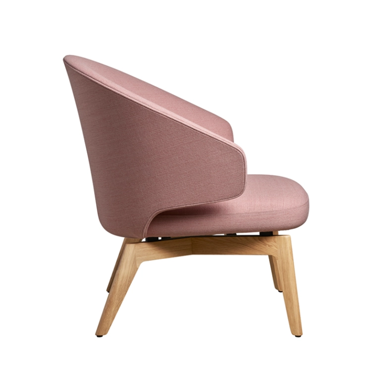 Fauteuil LET pieds bois Christianshavn 1131/ chêne laqué FRITZ HANSEN