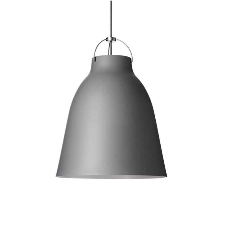 Suspension CARAVAGGIO P3 Gris 45 mat/ câble gris FRITZ HANSEN
