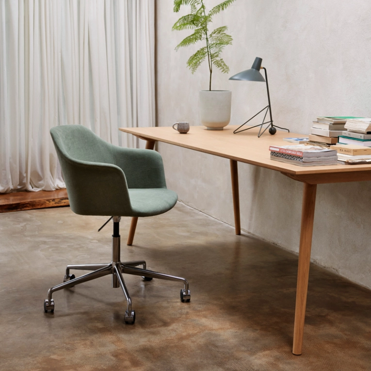 Fauteuil de bureau RELY HW55 Re-Wool 218 AND TRADITION