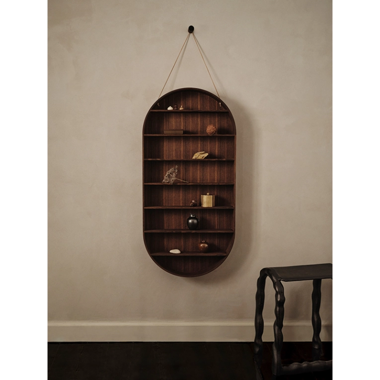 Etagère OVAL DORM Chêne teinté fumé FERM LIVING
