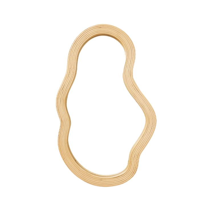 Miroir Miroir POND ROTIN Naturel FERM LIVING