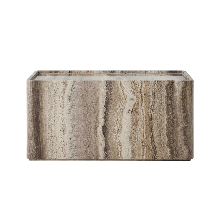 Table d'appoint guéridon PIETRA 30x80 Lively Sepia GUBI