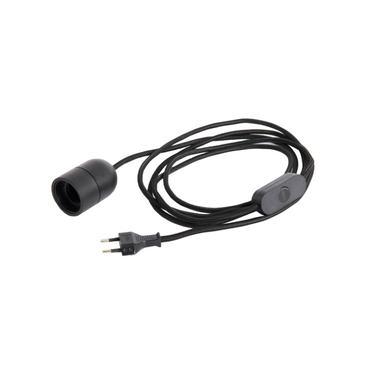 Accessoire luminaire Système électrique pour lampe de table COMMON Noir HAY