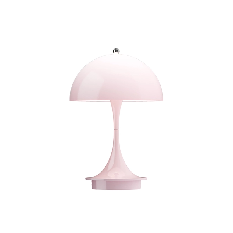 Lampe sans fil PANTHELLA 160 PORTABLE V3 Rose pâle opal LOUIS POULSEN