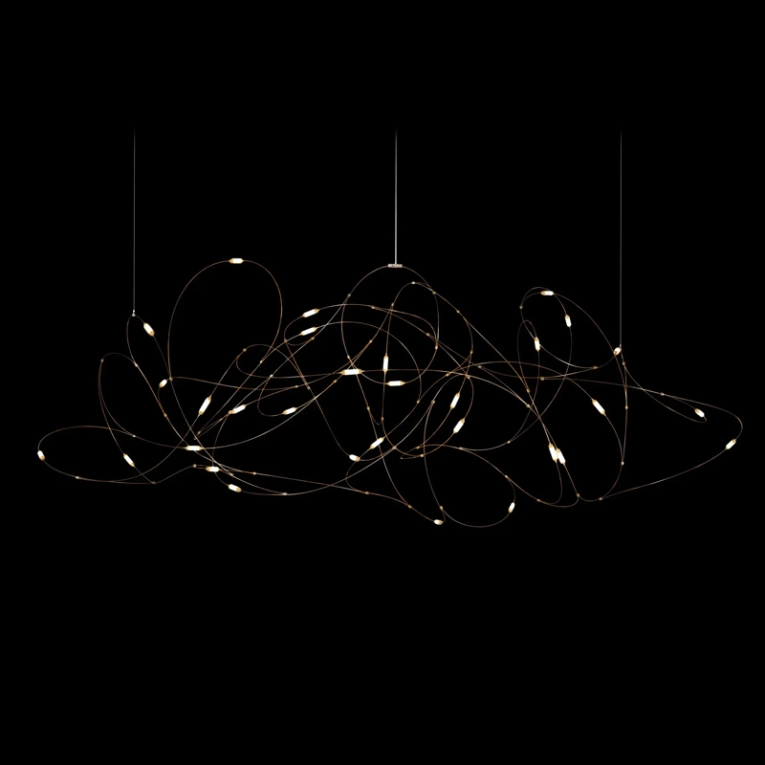 Suspension FLOCK OF LIGHT 31 Bronze MOOOI