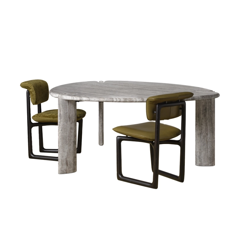 Table ISAMU STONE Travertin BAXTER MADE IN ITALY