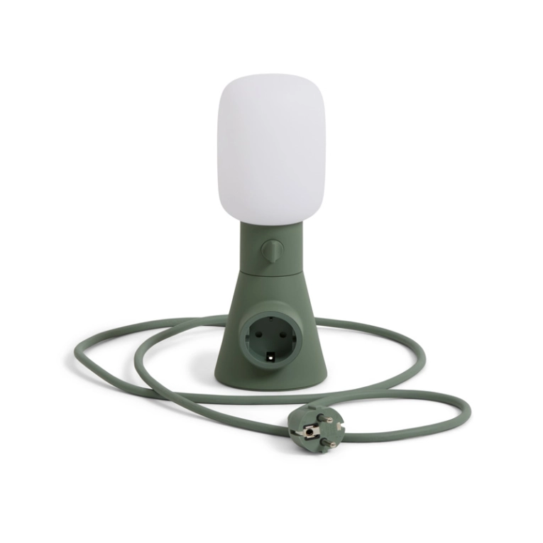 Lampe à poser Base POWER Vert Mousse PEDESTAL