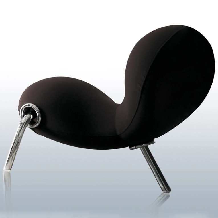 Fauteuil EMBRYO CHAIR Noir CAPPELLINI