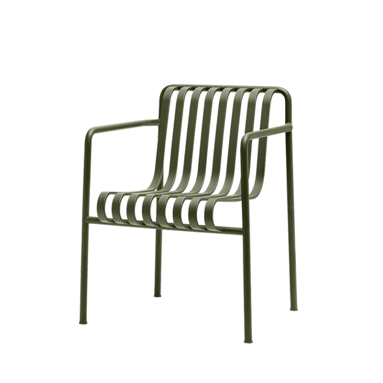 Chaise extérieur PALISSADE Vert olive HAY