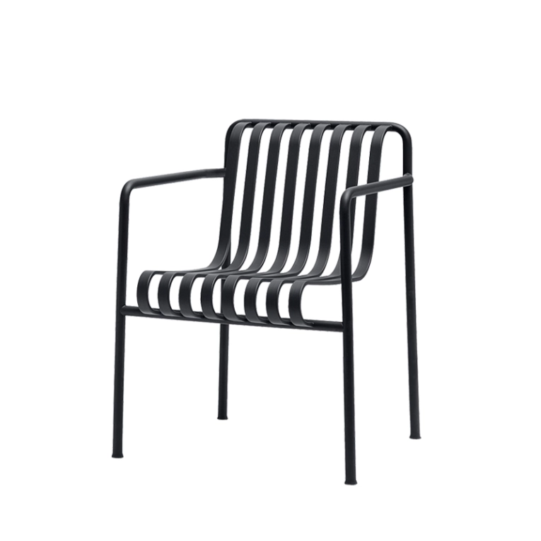 Chaise extérieur PALISSADE Anthracite HAY