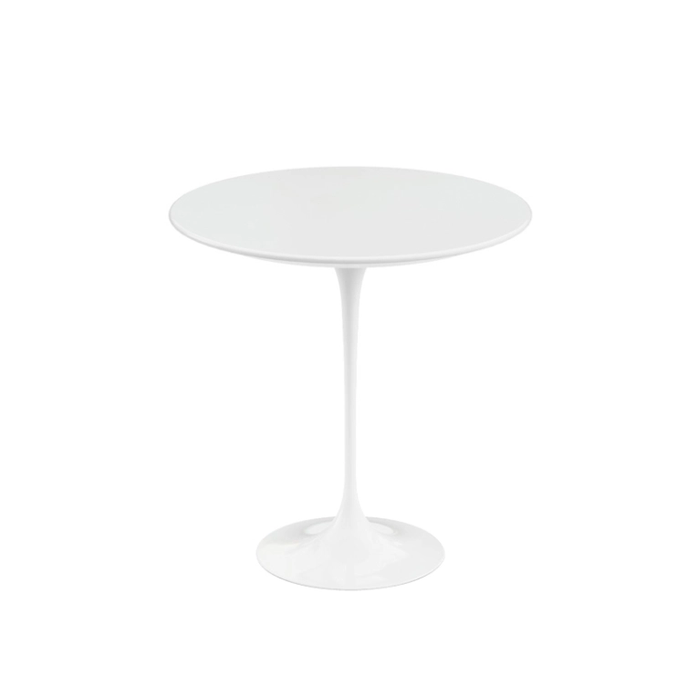 Table d'appoint guéridon SAARINEN plateau stratifié Blanc KNOLL