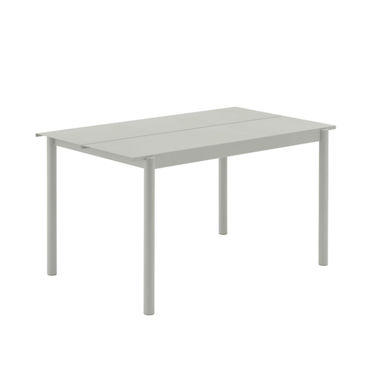 Table extérieur LINEAR STEEL Gris MUUTO