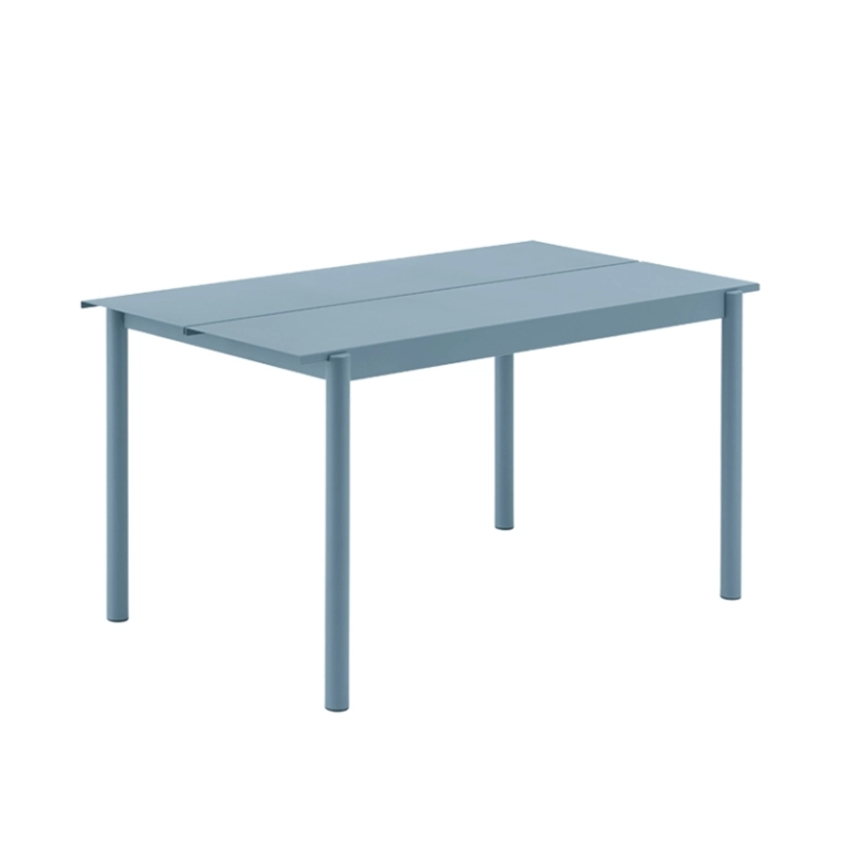 Table extérieur LINEAR STEEL Bleu clair MUUTO