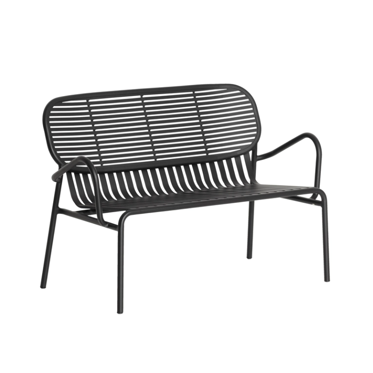 Canapé extérieur WEEK-END Noir PETITE FRITURE