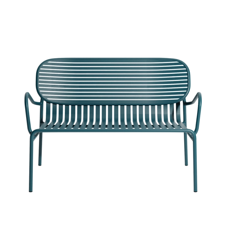 Canapé extérieur WEEK-END Bleu océan PETITE FRITURE