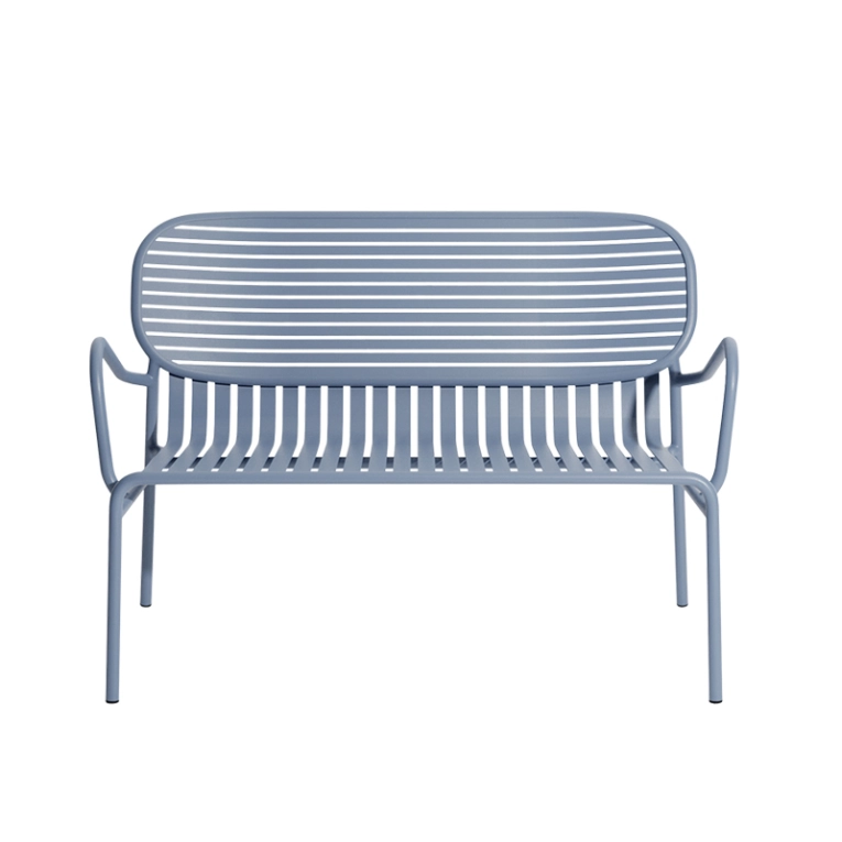 Canapé extérieur WEEK-END Bleu pigeon PETITE FRITURE