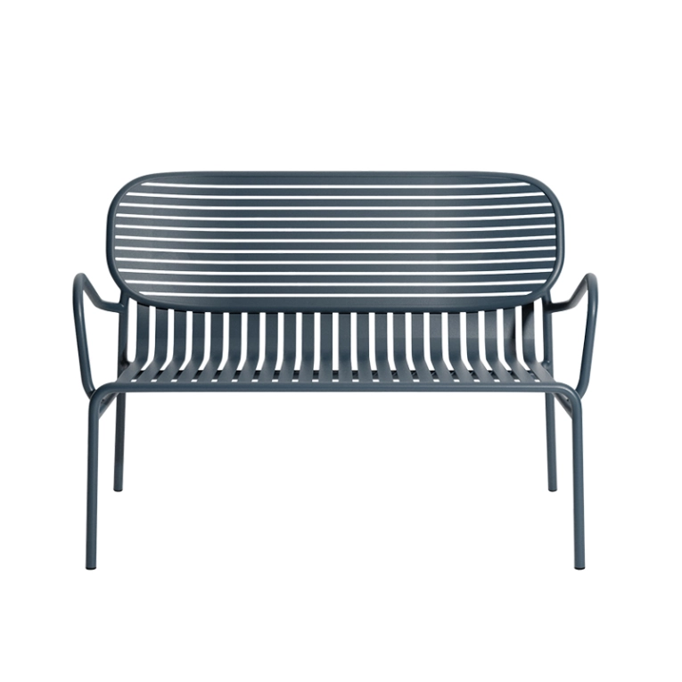 Canapé extérieur WEEK-END Gris bleu PETITE FRITURE