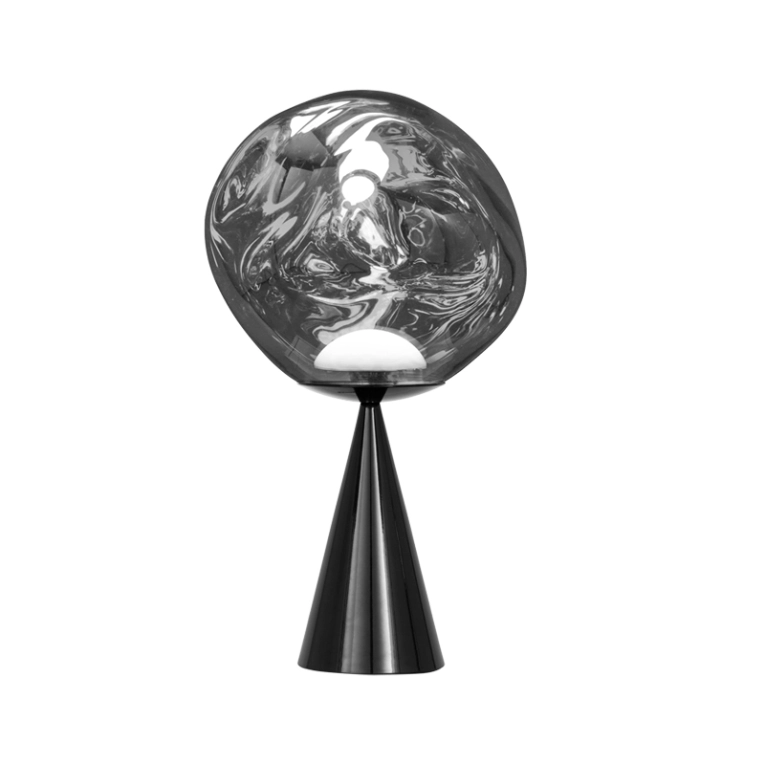 Lampe à poser MELT CONE FAT Chrome TOM DIXON
