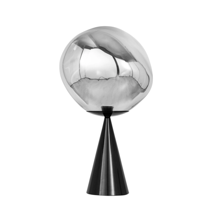 Lampe à poser MELT CONE FAT Chrome TOM DIXON