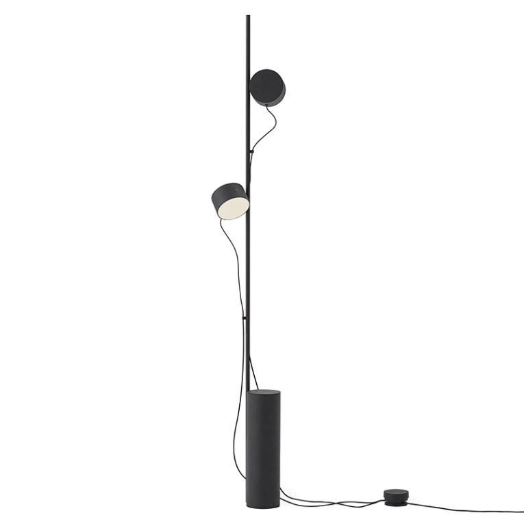 Lampadaire POST Noir MUUTO