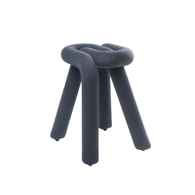 Tabouret BOLD Bleu pailleté MOUSTACHE