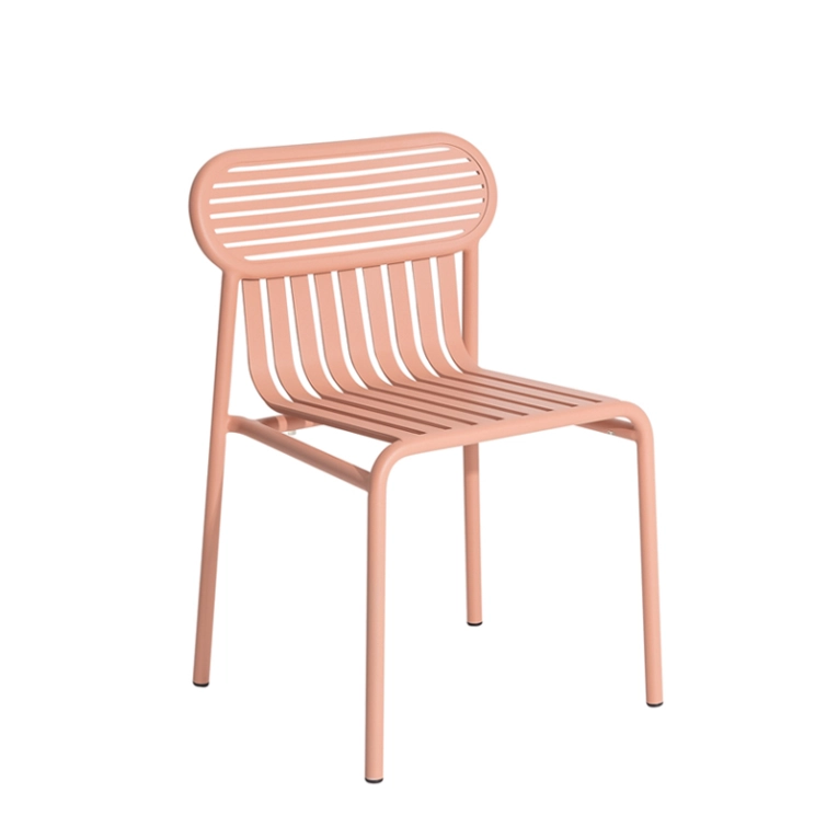 Chaise extérieur WEEK-END Rose PETITE FRITURE