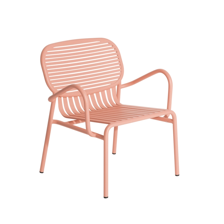 Fauteuil extérieur WEEK-END Rose PETITE FRITURE
