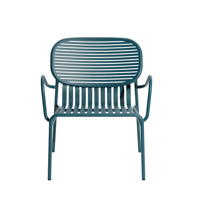 Fauteuil extérieur WEEK-END Bleu océan PETITE FRITURE