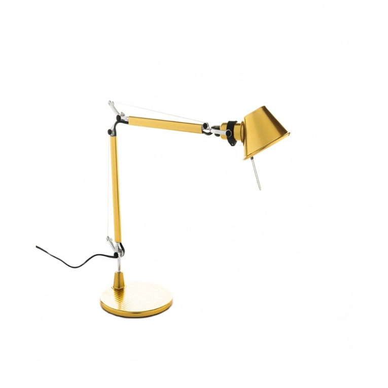 Lampe de bureau TOLOMEO MICRO Doré ARTEMIDE