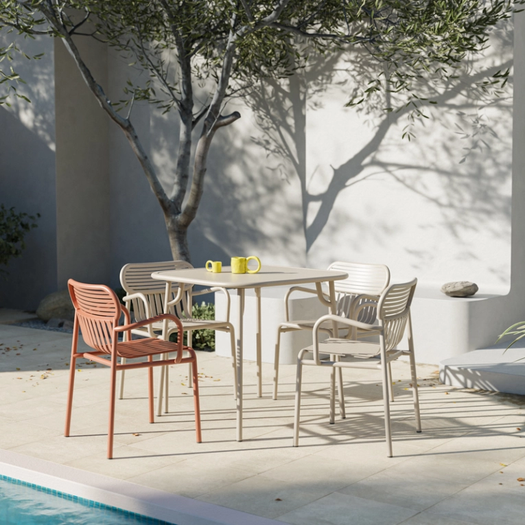 Chaise extérieur WEEK-END Bleu océan PETITE FRITURE