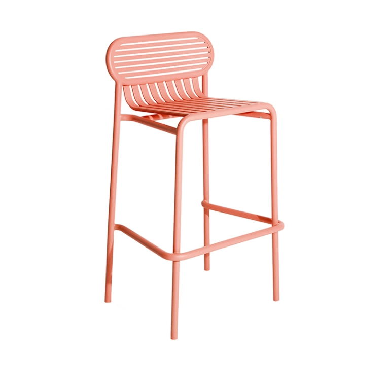 Tabouret haut WEEK-END Corail PETITE FRITURE