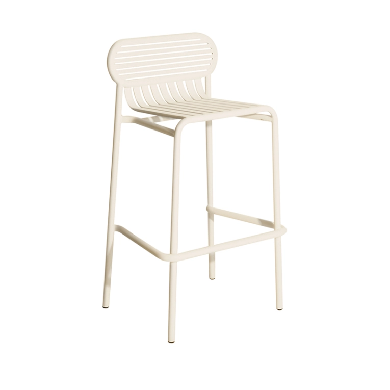 Tabouret haut WEEK-END Ivoire PETITE FRITURE