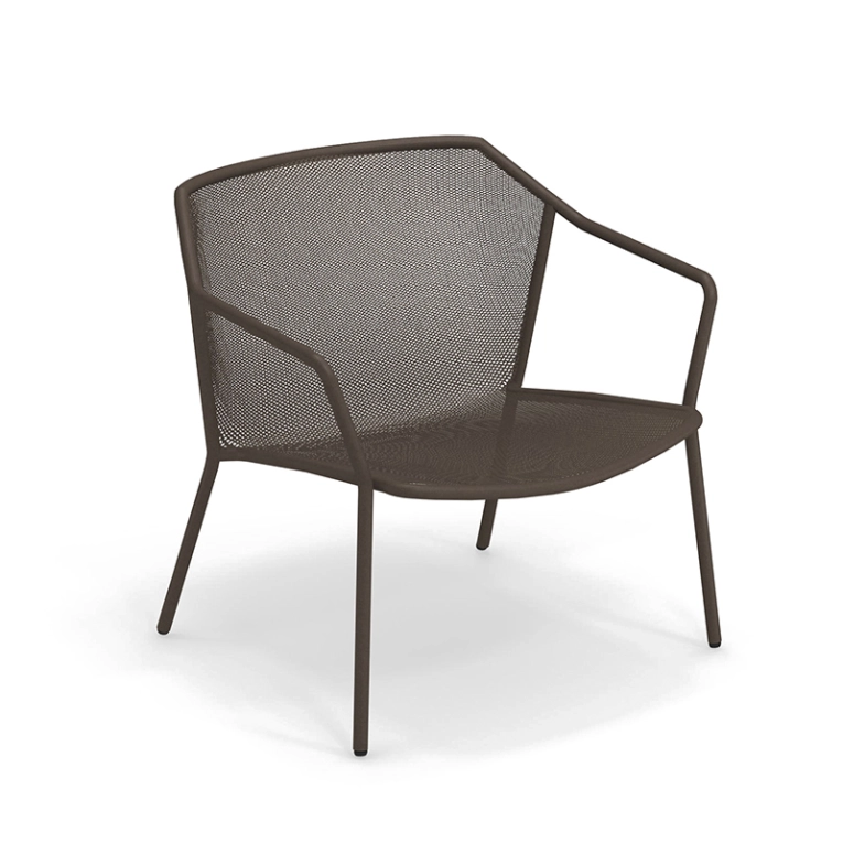 Fauteuil extérieur DARWIN Marron d'Inde EMU