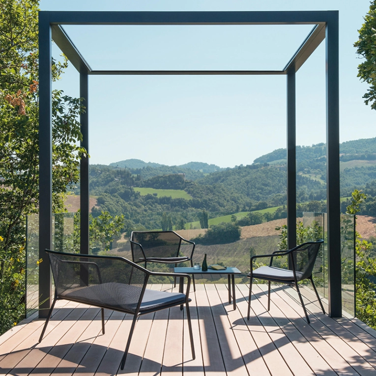 Canapé extérieur DARWIN Fer ancien EMU