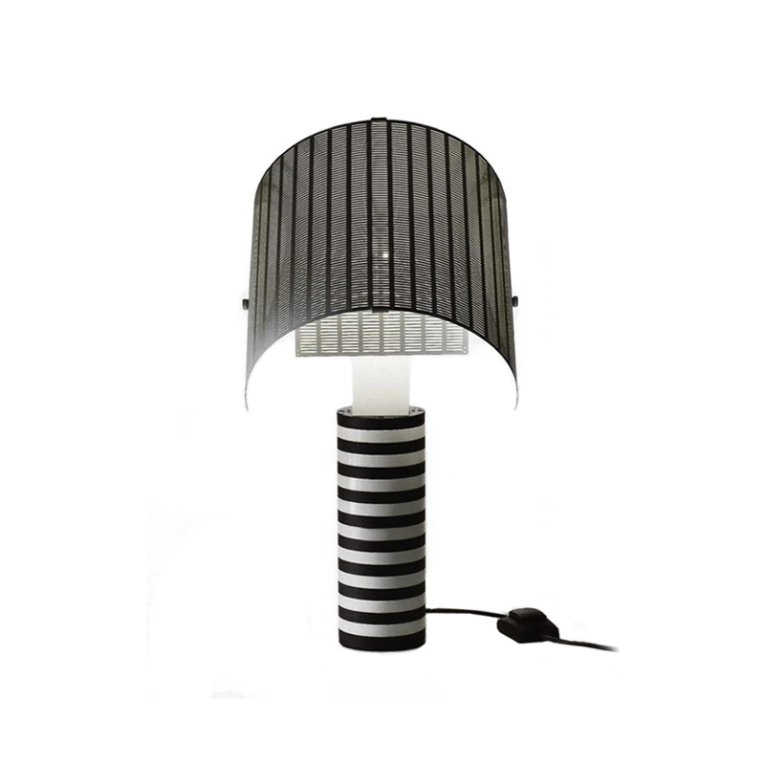 Lampe à poser SHOGUN Diffuseur blanc/ base noir et blanc ARTEMIDE