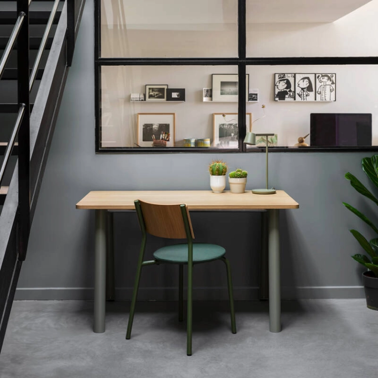 Bureau NEW MODERN Chêne Gris Eucalyptus TIPTOE